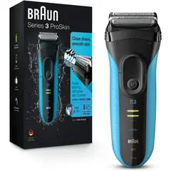 BRAUN - Afeitadora Series 3 3040BLK Wet Dry Trimmer