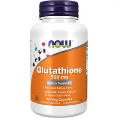 NOW - Glutatiaan 500 mg con Cardo Mariano