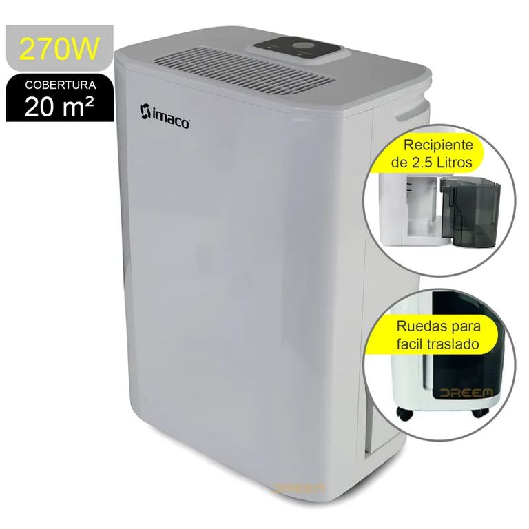 Deshumedecedor Mecánico 10L 20m2 DHM1002
