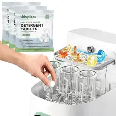 SMART - Tabletas detergentes para lavadora de Biberones Pack x 90 Und Limpieza Profunda