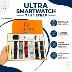 GENERICO - RELOJ SMARTWATCH ULTRA 7EN1 CORREAS INTERCAMBIABLES UNISEX