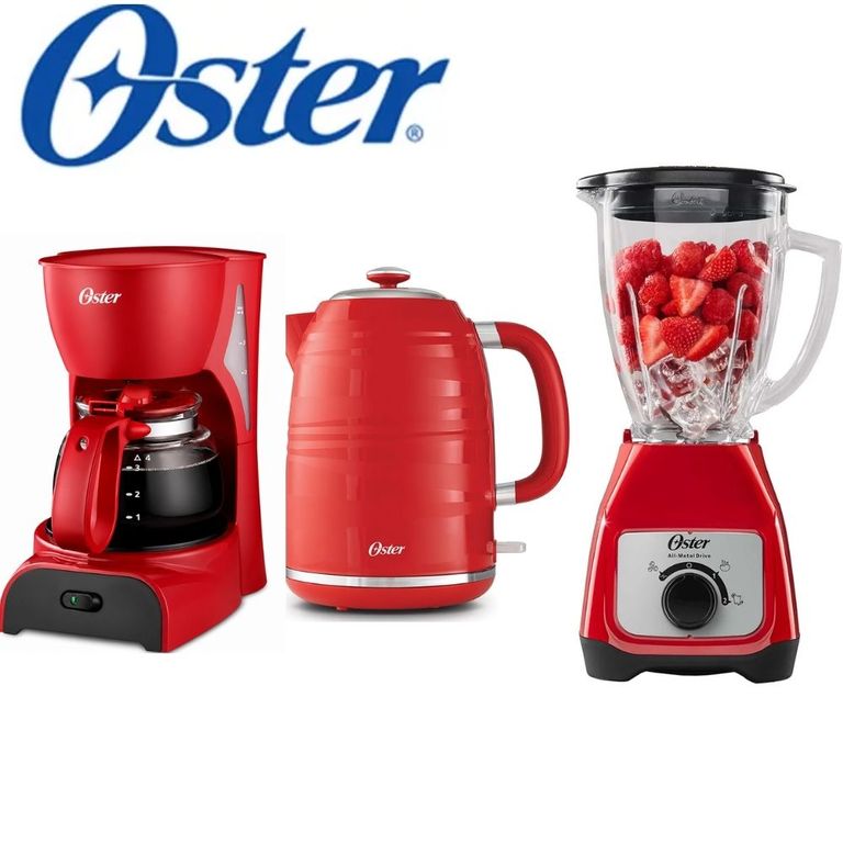 Tricombo Licuadora BLSTKAG RRD Cafetera BVSTDCDR5R y Hervidor BVSTKT4177R