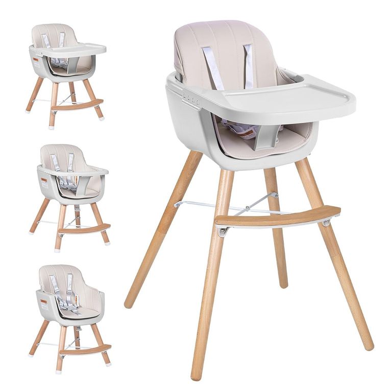 Silla de comer 3 en 1 convertible para bebaa