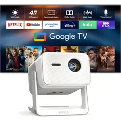 ANSI - Proyector 4K VOPLLS G7 3000 Smart Google TV