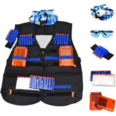 ELITE - Chaleco Taactico Nerf con Dardos y Accesorios