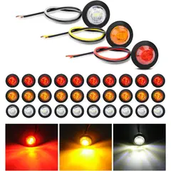 GENERICO - Luz LED Nilight 34 Pulgadas Redonda 30PCS Impermeable para Vehaaculos