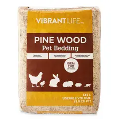 LIFE - Lecho para Mascotas Vibrant Madera de Pino 141L Aroma Natural
