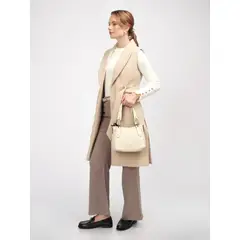 ISABELLA MERINO - CHALECO LARGO ROS PARA MUJER