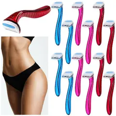 GENERICO - Rasuradoras Desechables Bikini Honoson 12 Piezas para Mujer