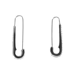 NYC - Aros Madden Rhodium Cristal Oval