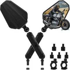 GENERICO - Espejos para Moto y ATV Tewgug Grandes ABS Antivibraciaan