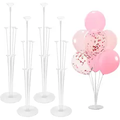 GENERICO - Soporte para Globos LBNZC Transparente 4 Sets 28 Globos