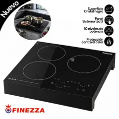 FINEZZA - Cocina De Induccion 3 Hornillas FZ-320IN-3