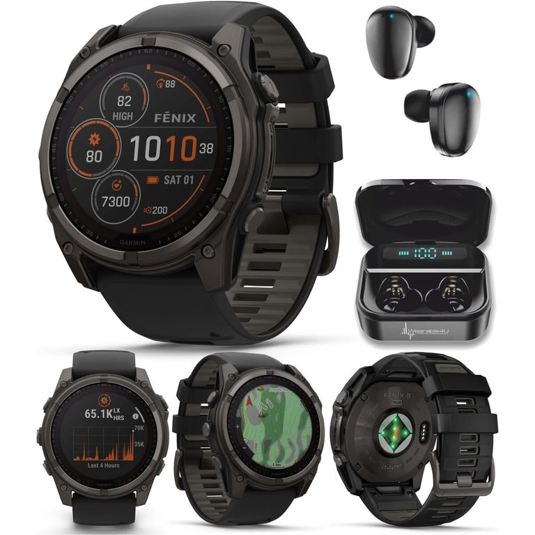 Smartwatch Fenix 8 Solar Sapphire 51 mm Titanio