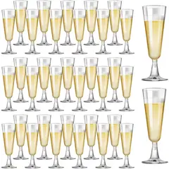 GENERICO - Copas plaasticas desechables SUREHOME para champagne 40 pack 150ml