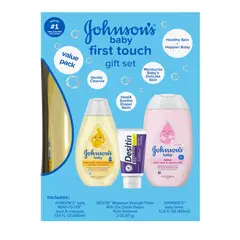 JOHNSONS - Set First Touch para Bebaa Cuidado de Piel y Baaao