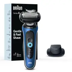 BRAUN - Afeitadora Elaactrica Serie 6 6120s Uso Haamedo y Seco