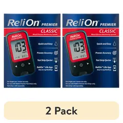 PREMIER - Medidor Glucosa ReliOn Classic Pack 2 Unidades