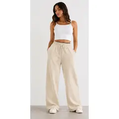 GENERICO - PANTALON PALAZO FRENCH TERRY DAMA