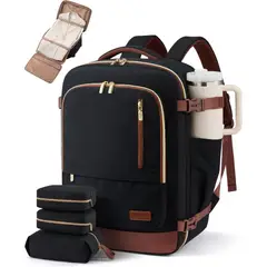 LOVEVOOK - Mochila de Viaje 40L con Bolsa para Traje Impermeable