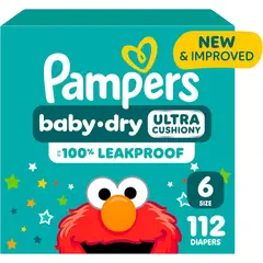 PAMPERS - Paaaales Baby Dry Talla 6 Absorbentes 112 Unid