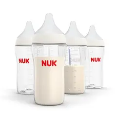 NUK - Mamadera Perfect Match 2en1 Anticaalicos Tetina Suave