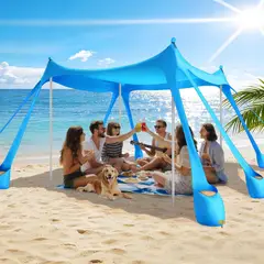 GENERICO - Toldo Playa COZEER 10x10ft UPF50 Lycra Impermeable