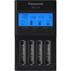 Panasonic - Kit Cargador KKJ65KHA4BA 4AA 2600mAh eneloop pro