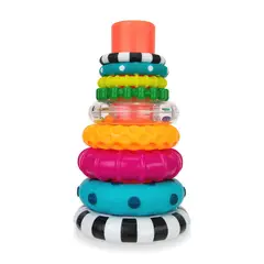 SASSY - Anillos Apilables Stacks Circles 9 piezas Libre BPA