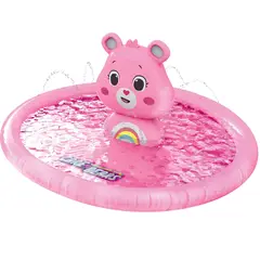 CARE BEARS - Alfombra Inflable Deluxe Rosa 152 cm PVC