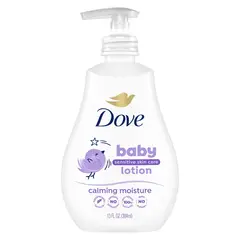 Baby - Locion Dove Calming 384ml Hipoalergenica para bebe