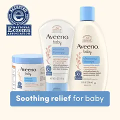 Baby - Gel de banio Aveeno Eczema Therapy 236 mL hidratante