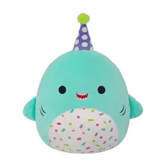 SQUISHMALLOWS - Peluche Sharon 25 cm Tiburon Teal Coleccionable
