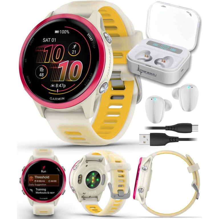 Smartwatch Forerunner 570 42mm AMOLED GPS Triatlon