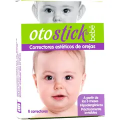 OTOSTICK - Corrector Orejas Bebe Kit 8 Adhesivo Silicona