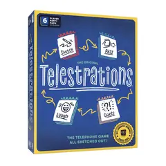 USAOPOLY - Juego de Mesa Telestrations 6 Jugadores 2a Edicion