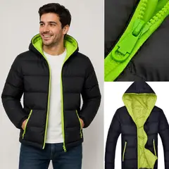 GENERICO - Casaca para hombre liviana corta viento Talla importada
