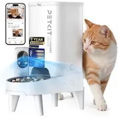 PETKIT - Comedero Automatico D4H2 1080P AI 15Pets Gatos