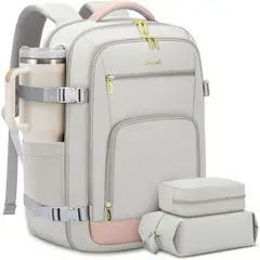 LOVEVOOK - Mochila 40L Aprobada Cabina TSA 17.3in