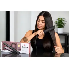 Gama - PLANCHA ALISADORA GA.MA ELEGANCE CON ACEITE DE CHIA SG CERAMIC ION NANO SILVER 230°C