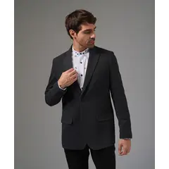 Mbo - Blazer 100% Algodón Piqué Grafito