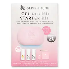 OLIVE - Kit Gel and June Lampara LED 3 Esmaltes 21 Dias