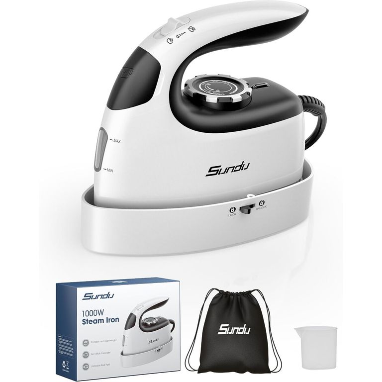 Plancha a Vapor Mini Sundu HT2001 1000W Ceramica Portatil