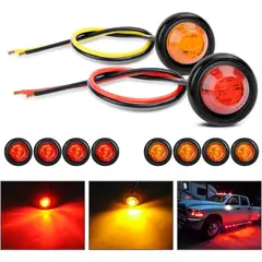 GENERICO - Lampara Marcador LED Nilight TL02 34 10pc 12V RojoAmbar