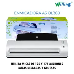 Zwilling - Enmicadora Laminadora A3 OL360 (125 y 175 micrones)