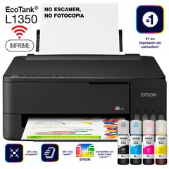 EPSON - L1350 WiFi | Impresora EcoTank Inalámbrica Original