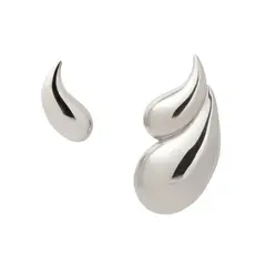 CLAUDIA NAVARRO - ARETE MAXI OLI SILVER -