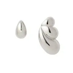 CLAUDIA NAVARRO - ARETE MAXI CHLOE SILVER -