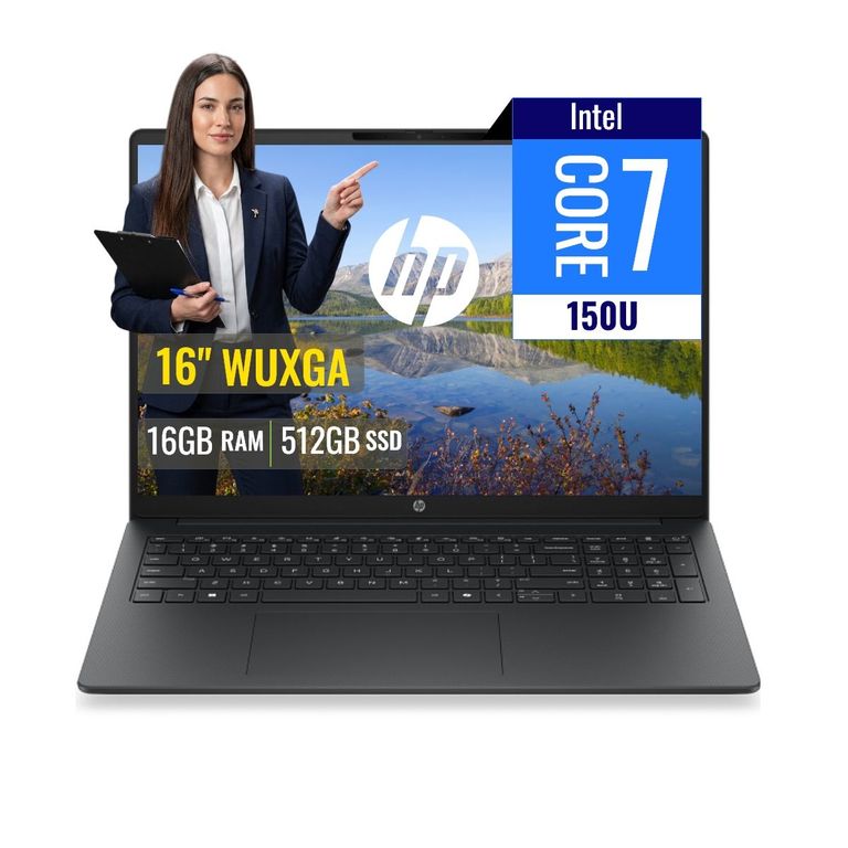 Laptop 200 G2i Intel Core 7 150U 16GB RAM DDR5 512GB 16 WUXGA FreeDOS