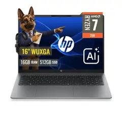 HP - Laptop 200 G2a Ryzen 7 250 16GB DDR5 512GB SSD Con IA 16 WUXGA FreeDOS.